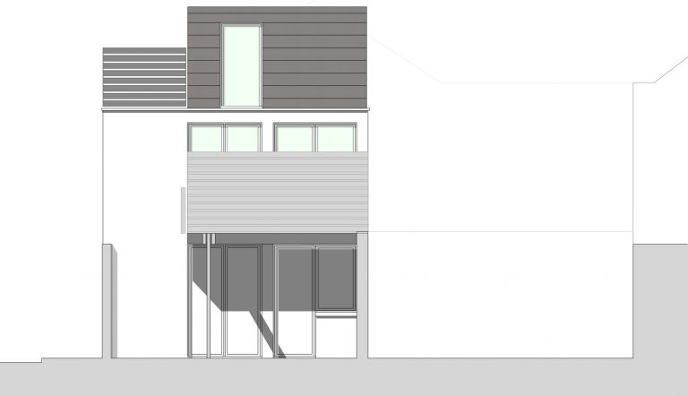 dulwich infill house elevation 01
