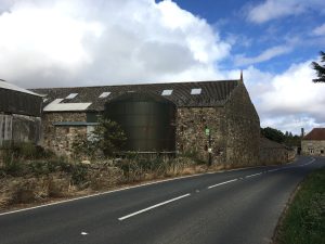 An unconverted stone barn